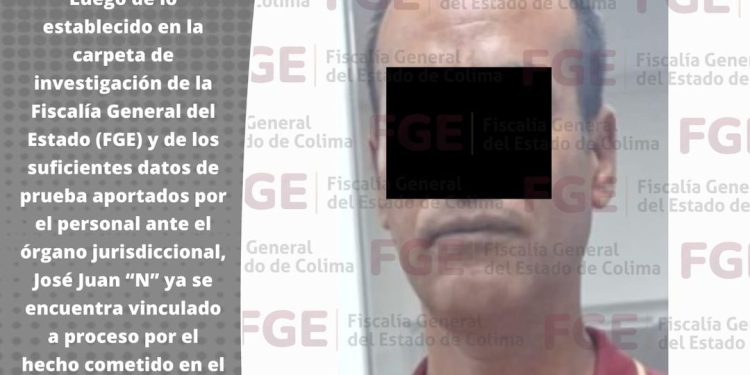 Ya se encuentra vinculado a proceso hombre por feminicidio en Tecomán