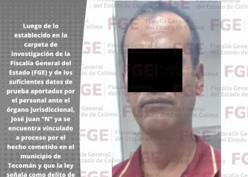 Ya se encuentra vinculado a proceso hombre por feminicidio en Tecomán