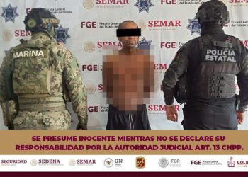 Policía Estatal y Marina detienen en Colima a individuo por probable intento de feminicidio