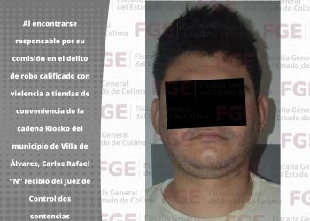 Hombre cumplirá pena de prisión por dos sentencias condenatorias luego de robar a Kioskos FGE