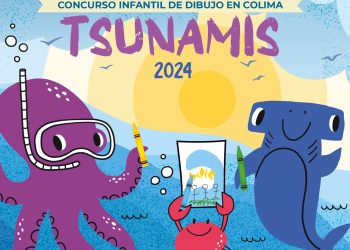 UEPC y Cenapred revelan a quienes ganaron el Concurso Infantil de Dibujo de Tsunamis en Colima