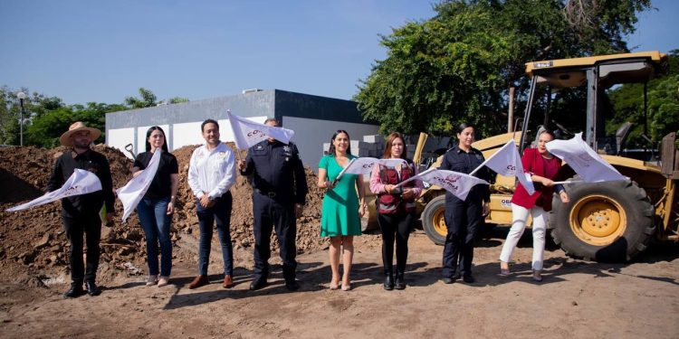 Indira Vizcaíno dio arranque a construcción de dormitorios y talleres en el Instituto de Formación Policial; se invertirán más de 13 mdp