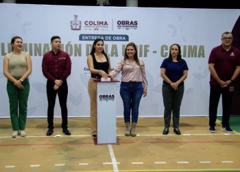 Indira entregó la rehabilitación de la iluminación en la UDIF; se invirtieron más de 2 mdp