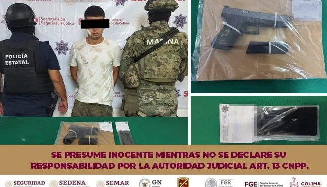 Policía Estatal de Colima detiene a sujeto por presunto intento de homicidio: SSP FGE