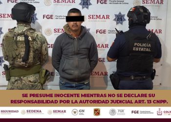 Policía Estatal y Marina detienen a dos personas por robo de maquinaria pesada en Colima FGE