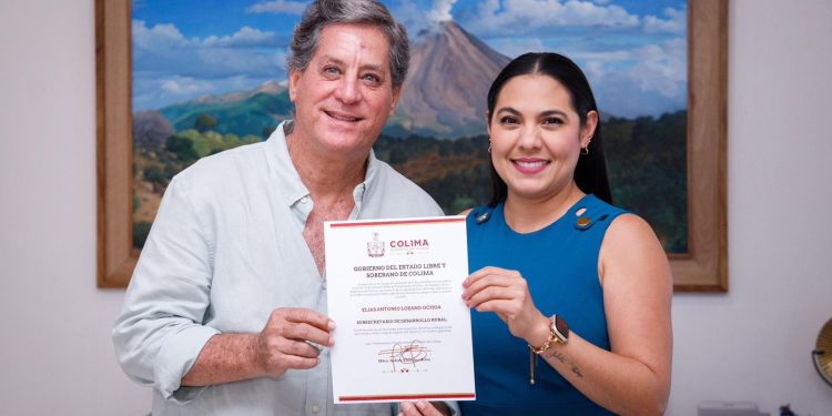 Gobernadora Indira Vizcaíno nombra a Elías Lozano Ochoa titular de Subseder