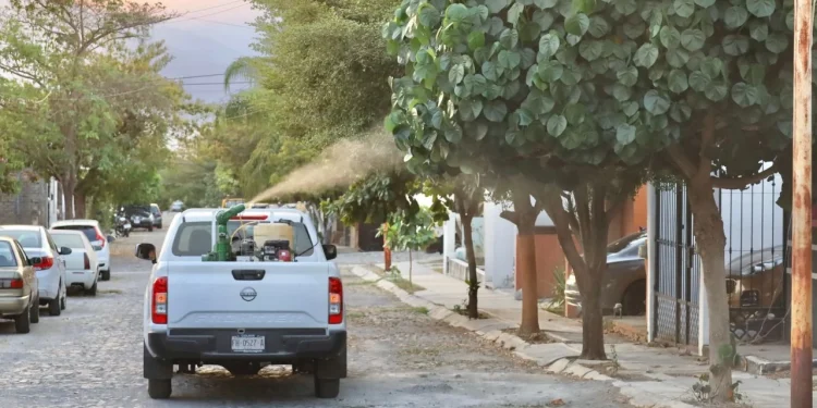 Este viernes, Salud Colima fumiga de nuevo en los 3 municipios más grandes
