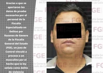Un hombre es vinculado a proceso por violencia intrafamiliar y lesiones FGE