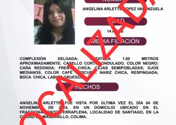 Angelina ya fue localizada. FGE