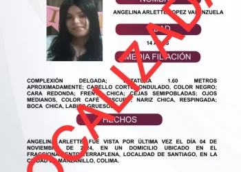 Angelina ya fue localizada. FGE