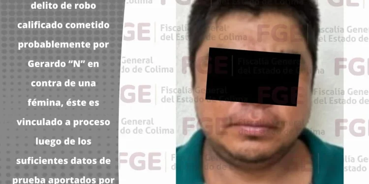 Sujeto va a prisión por su probable participación en robo calificado FGE