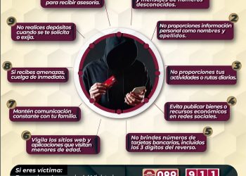 Si eres víctima de una extorsión telefónica, 📞 ¡DENUNCIA! FGE