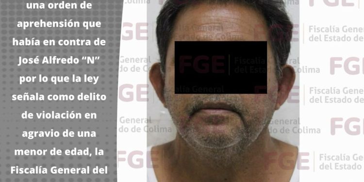 Por violación a menor de edad, FGE cumplimenta orden de aprehensión en contra de un hombre