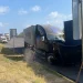 Previene UEPC por tránsito lento en autopista Colima-Manzanillo, tras accidente entre dos tráileres