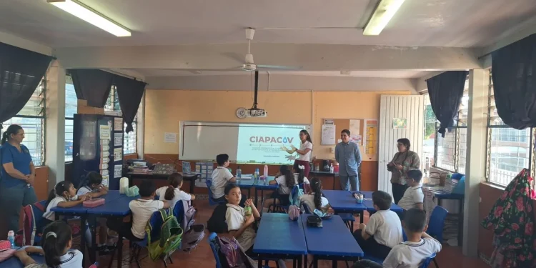 Educación Colima y Ciapacov promueven el cuidado del agua en escuelas primarias