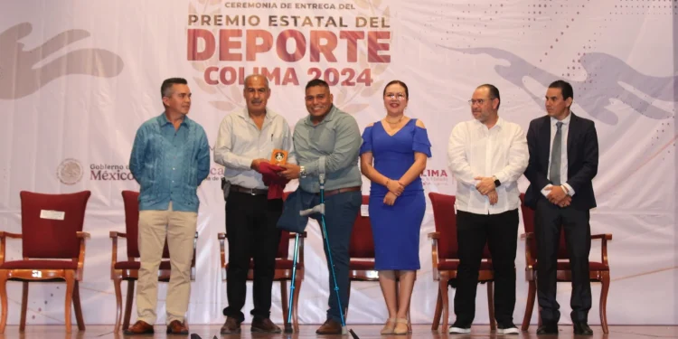 Gobierno de Colima entregó este martes el Premio Estatal al Deporte 2024