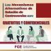 Los mecanismos Alternativos de solución de controversias son: GRATUITOS Y CONFIDENCIALES FGE