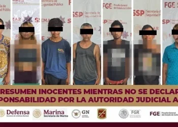 Policía Estatal y Marina detienen en Tecomán a 9 personas por delitos contra la salud