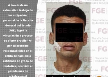 FGE obtiene la vinculación a proceso de hombre por presuntamente atentar contra la vida de elementos policiales