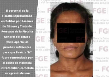 Sentencian a mujer por violencia intrafamiliar FGE