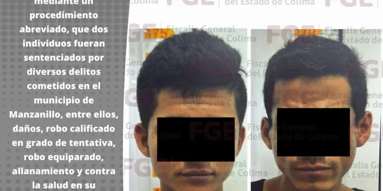 FGE obtiene la sentencia condenatoria de dos personas por diversos delitos