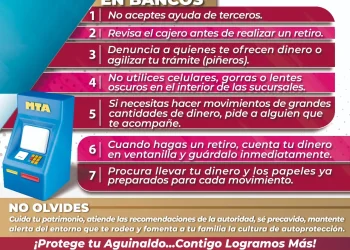 Medidas de protección para cuidar tu aguinaldo: FGE.