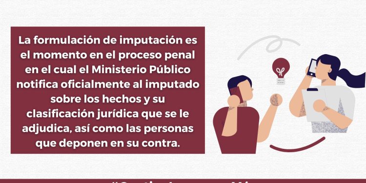 FGE informa sobre las formulaciones de imputación