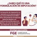 FGE informa sobre las formulaciones de imputación