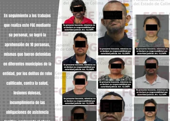 10 personas son detenidas mediante órdenes de aprehensión: FGE