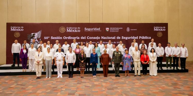 Gobernadora participa en Consejo Nacional de Seguridad y respalda Estrategia de la Presidenta FGE
