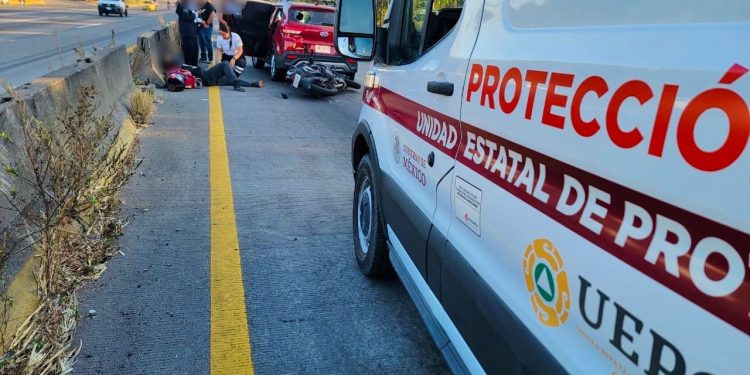 Alerta UEPC por tránsito lento en la autopista Colima-Guadalajara, tras accidente este miércoles