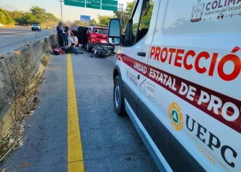 Alerta UEPC por tránsito lento en la autopista Colima-Guadalajara, tras accidente este miércoles