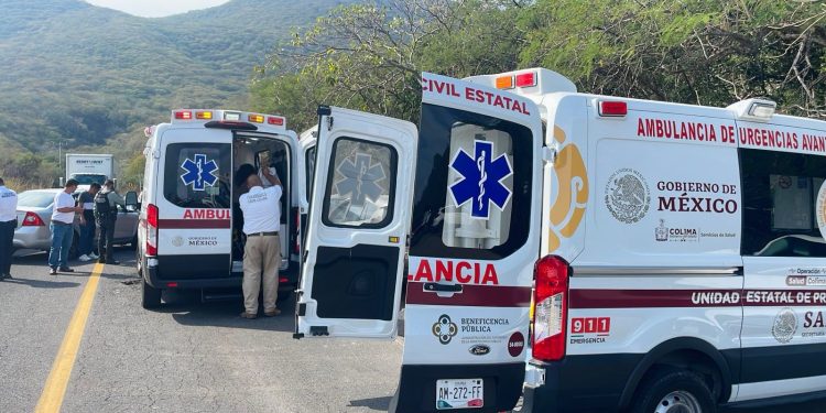Se registra accidente entre dos vehículos cerca de La Cumbre; UEPC y CRUM atienden a 5 personas lesionadas