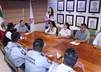 Educación Colima reconoce labor de Guardia Nacional en promoción de la Cultura de Paz