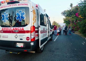 UEPC Colima atiende accidente de motociclista en Tercer Anillo Periférico