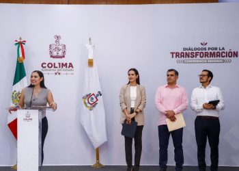 Indira anuncia 20° aniversario de ‘Manzanillo se Ilumina’ y presentan ‘Colima Resplandece festival de luces’