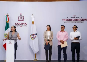 Indira anuncia 20° aniversario de ‘Manzanillo se Ilumina’ y presentan ‘Colima Resplandece festival de luces’