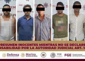 Policía Estatal detiene a 7 personas en Colima, Tecomán y Manzanillo, por delitos contra la salud
