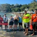 Elementos de UEPC y Marina rescatan a 3 turistas en riesgo de ahogamiento, en Manzanillo