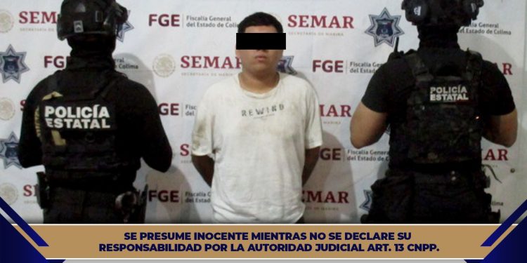 Policía Estatal y Marina detienen en Colima a dos individuos por presunta participación en un homicidio