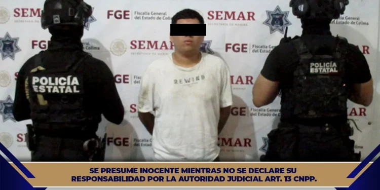 Policía Estatal y Marina detienen en Colima a dos individuos por presunta participación en un homicidio