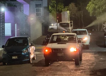 Salud Colima fumiga de nuevo en Manzanillo y Villa de Álvarez, este viernes
