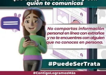 TEN CUIDADO CON LA INFORMACIÓN QUE COMPARTES EN LÍNEA Y CON QUIÉN TE COMUNICAS FGE