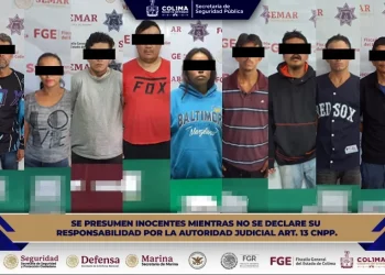 Policía Estatal detiene a 9 personas en Manzanillo, Tecomán y Villa de Álvarez por delitos contra la salud