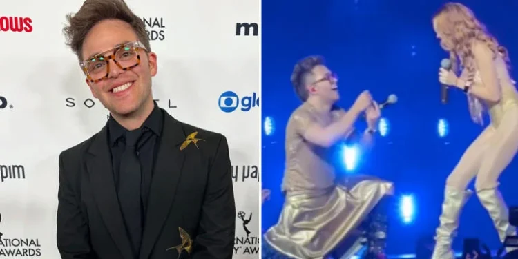 “Yurem” le propone matrimonio a “Tayde Rodrigues” en pleno show