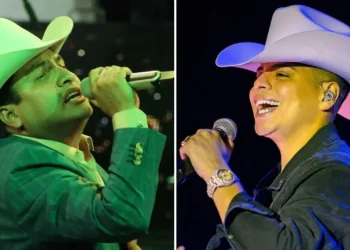 Julión Álvarez junto a Eduin Caz cantan en concierto “Regalo de Dios”