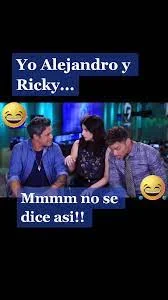 RICKY MARTIN Y ALEJANDRO SANZ HACIENDO DE LAS SUYAS