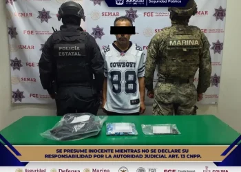 Mesa de Coordinación Estatal informa detención de un masculino con 400 dosis de presunto narcótico ‘ice’