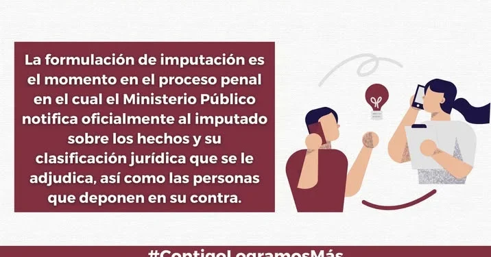 ¿Sabes qué es una formulación de imputación? FGE