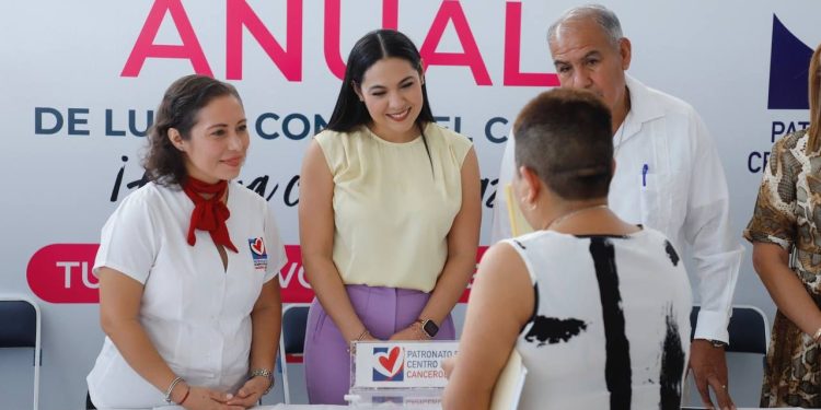 Gobernadora Indira Vizcaíno encabeza el arranque de Colecta Anual de la Lucha contra el Cáncer